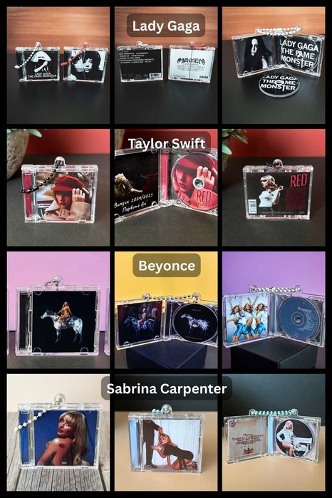 Мини CD - персонализиран ключодържател