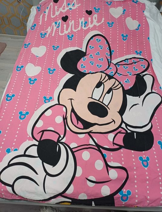 Lenjerie pat copii Minnie