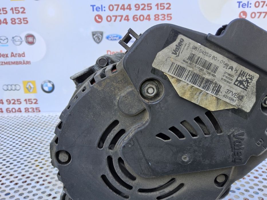 Alternator Peugeot 3008 1.6 diesel start stop cod 9815455980 Citroen DS c4 308 2008 508 5008