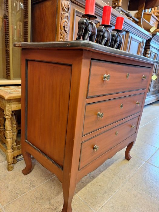 Винтидж скрин ръчно изрисуван