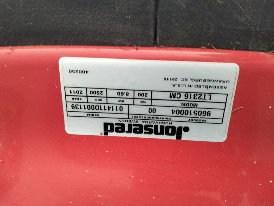 Tractoraș gazon jonsored/husqvarna