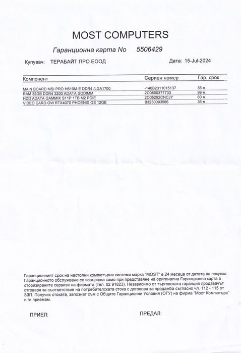GAINWARD Phoenix RTX4070 GS 12GB