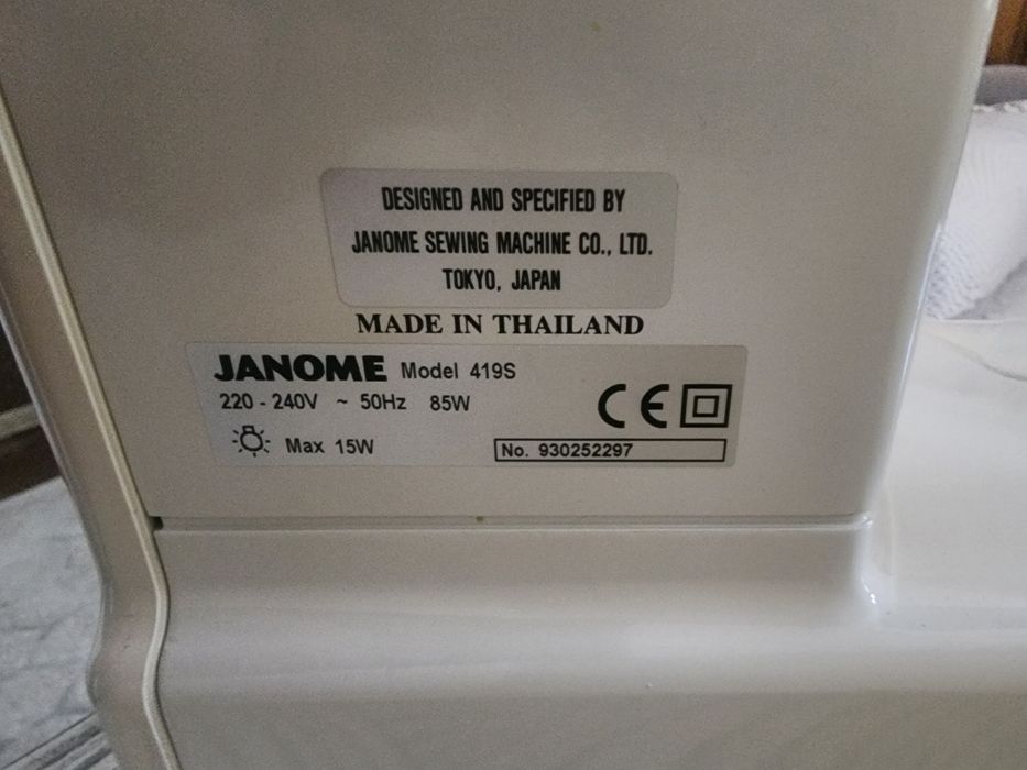 Швейная машинка Janome 419s