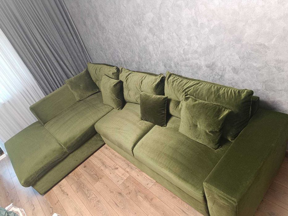 Диван ъглов с лежанка