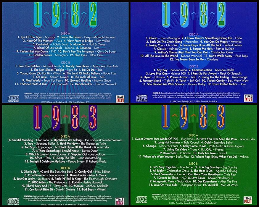 The 80's Collection (TimeLife) - Set 40 CD-uri (Livrare gratuita)