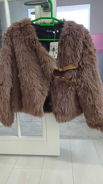 Шуба эко, новый размер S