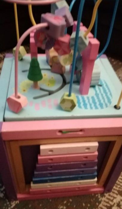 Cub joc copii lemn Montessori activitati pe toate fetele bebe copii