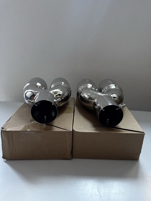 Ornament Evacuare Dubla Inox Tip Tipsuri Mercedes BMW Audi Golf etc…