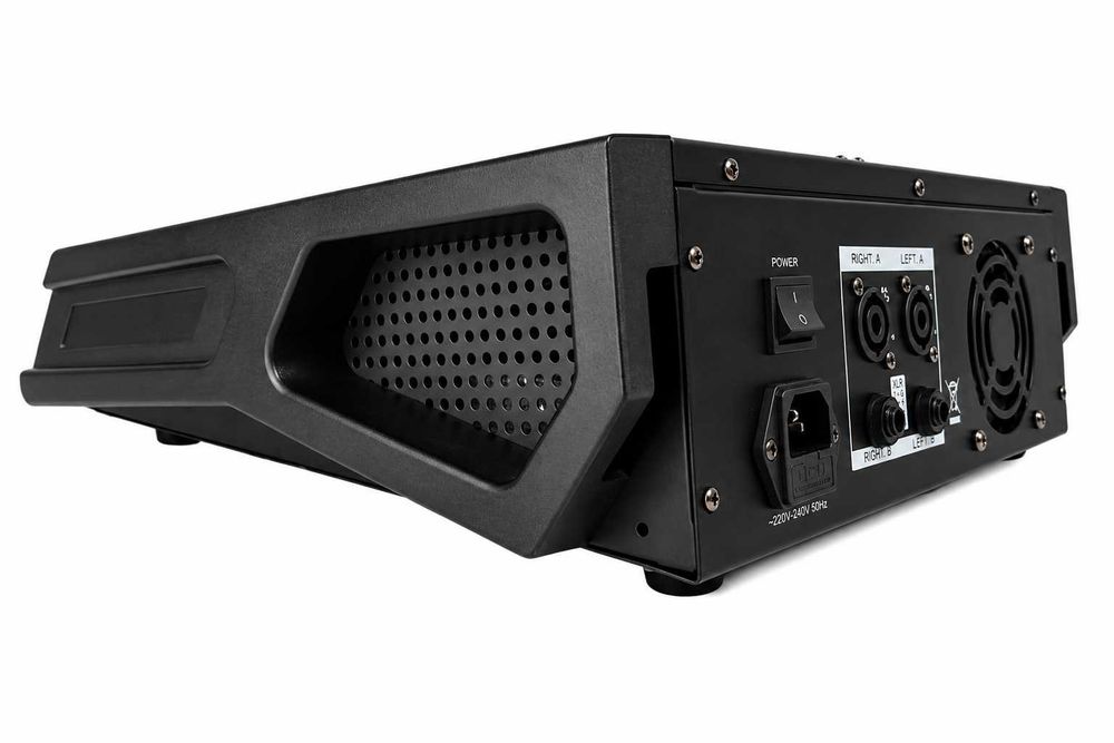 Mixer audio 4 canale 2 x 450W ZZPK4 cu amplificator stereo 256 Efecte DSP Bluetooth USB Egalizator