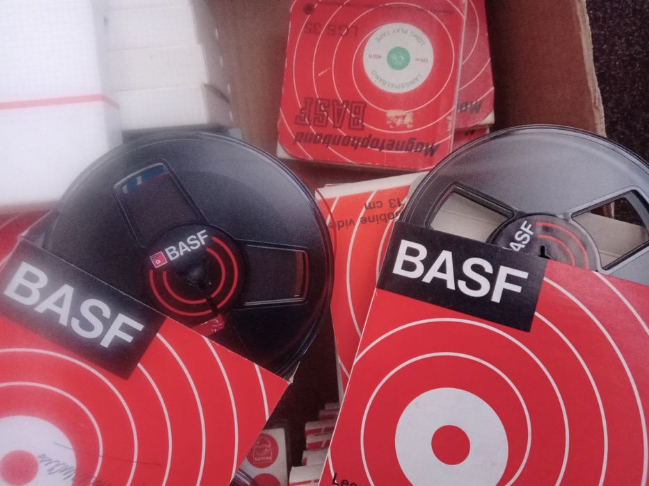 Lot de 10bucati role plastic curate din 13cm Basf și Agfa