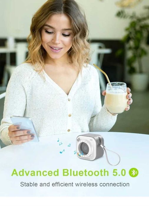 EWA Мини безжичен Bluetooth високоговорител с кабел