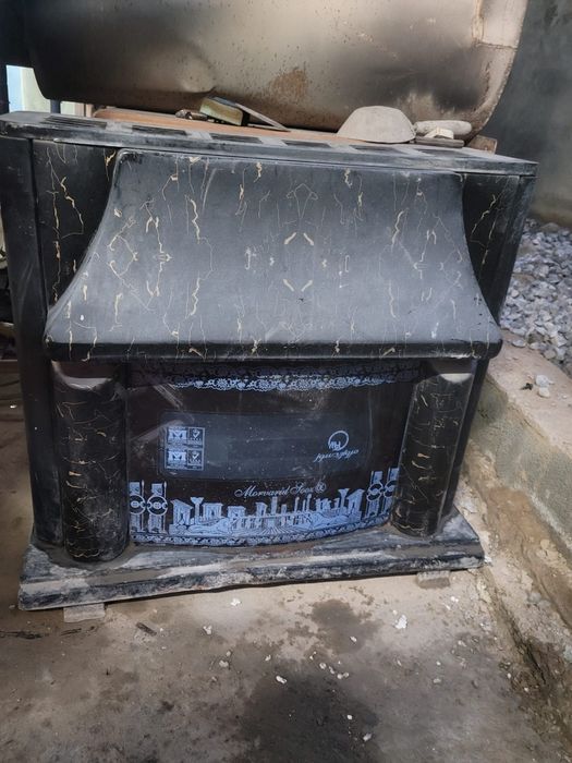 2 камина в рабочем состоянии