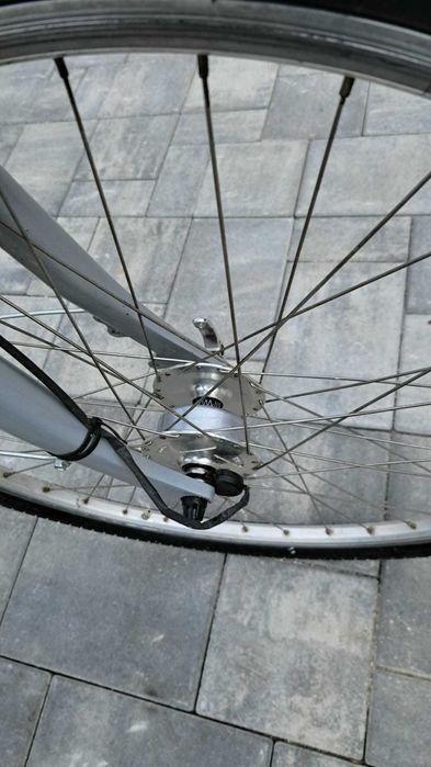 PACHET COMPLET: Bicicletă City Alu City Star – 7 Viteze Sachs – Cască Rockrider + Accesorii