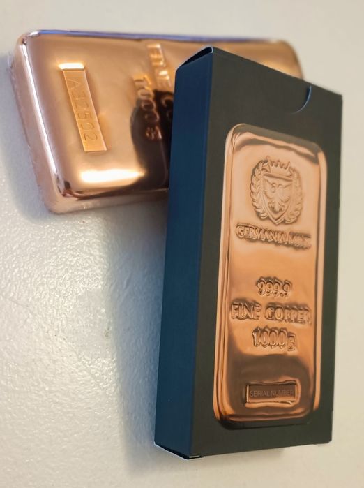 ИНВЕСТИЦИОННО КОЛЕКЦИОНЕРСКО КЮЛЧЕ 1 кг. Germania Mint - Сертификат