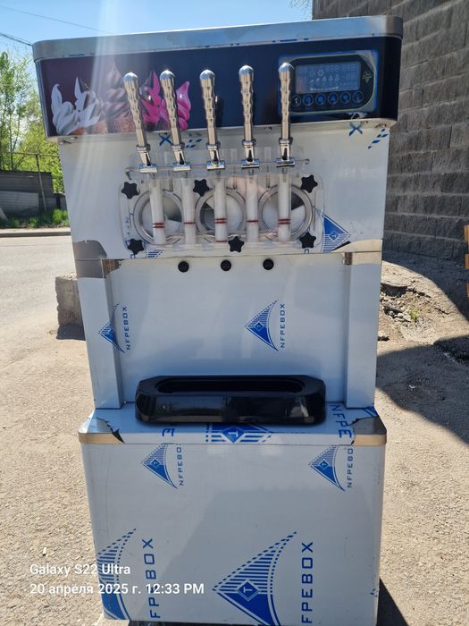 Новинка!!! 5ти рожковый аппарат для мороженого