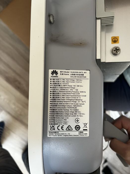 Invertor Huawei 6kW trifazat