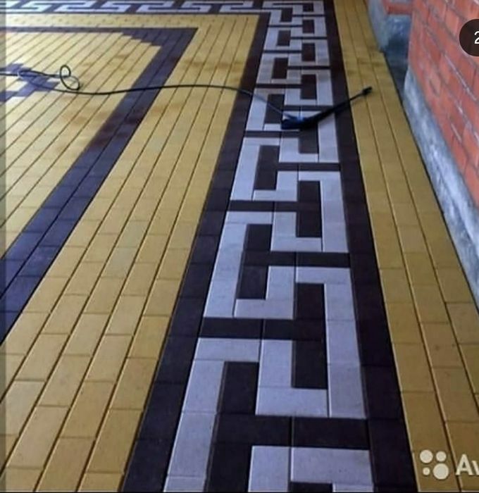Укладка брусчатки