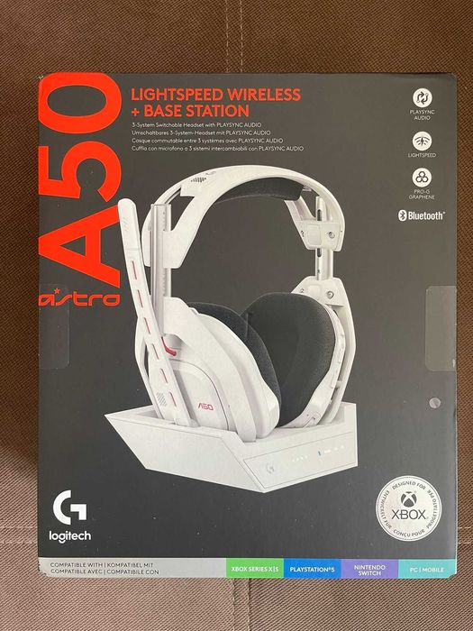 Casti Gaming wireless Logitech Astro A50 Statie incarcare Noi Sigilate