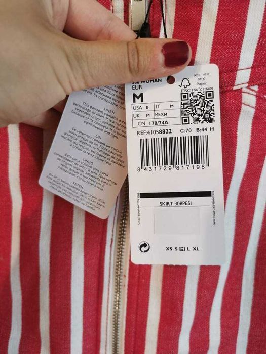 Fusta Mango noua cu eticheta