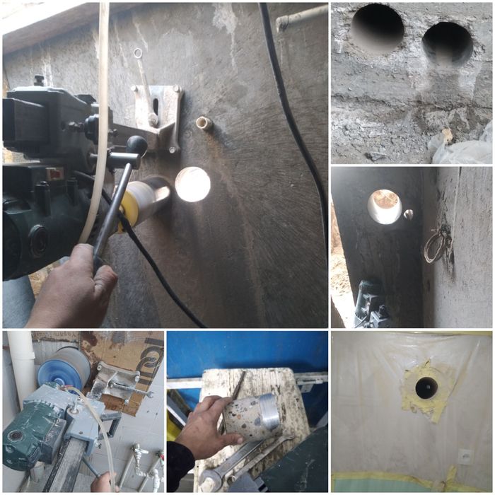 Beton teshish kesish almazniy bur