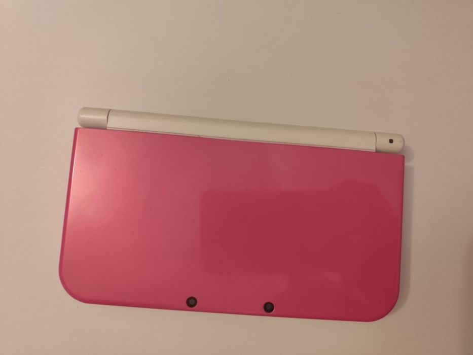 Nintendo 3DS XL Pink & White (Model Rar) - Stare Impecabilă +jocuri