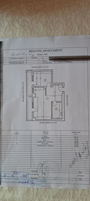 Apartament 2 camere, decomandat, etaj 4/5 Complex Rezidențial Poienița, lângă Liceul Unirea