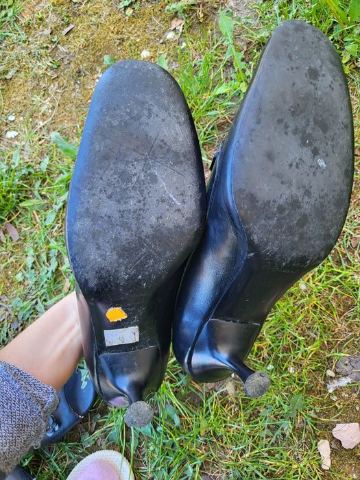 Papuci piele dama 40