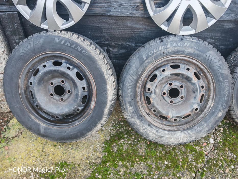 Jante tablă R14 + anvelope de iarnă – Seat Ibiza