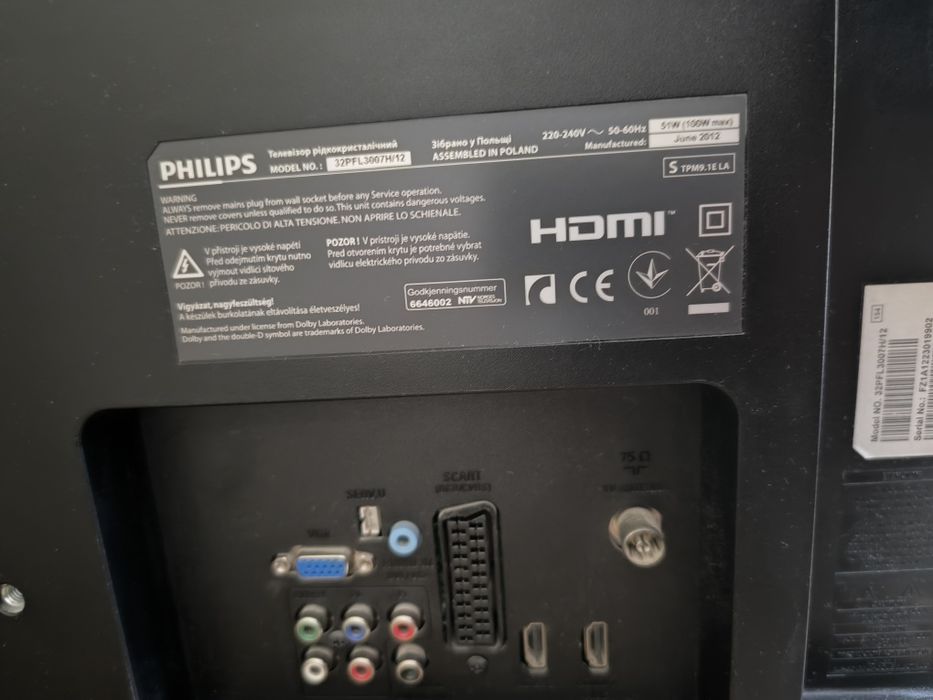 Tv Philips 32" .