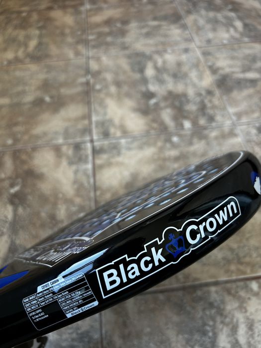 Paleta Padel Black Crown Coyote Carbon 3K - NOUA Sigilata