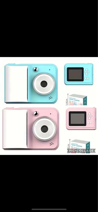 ПРОМО! Нов Детски фотоапарат с принтер за моментален печат(принтер)