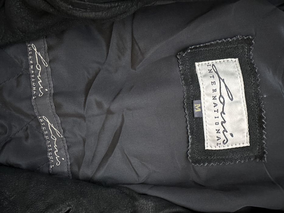 Geaca Piele Naturala LOUIS Negru Barbati | Marime L-XL