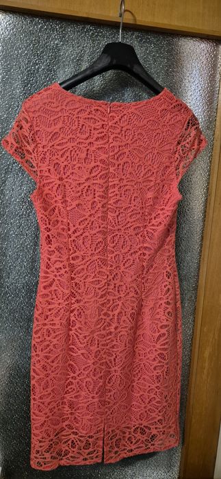 Rochie rosie, marimea 42, cu eticheta