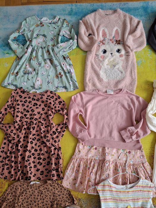 Lot 110-116 cm rochii fete Zara Next