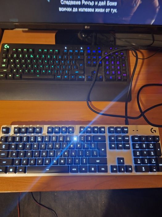 Клаватура Logitech G413 Silver