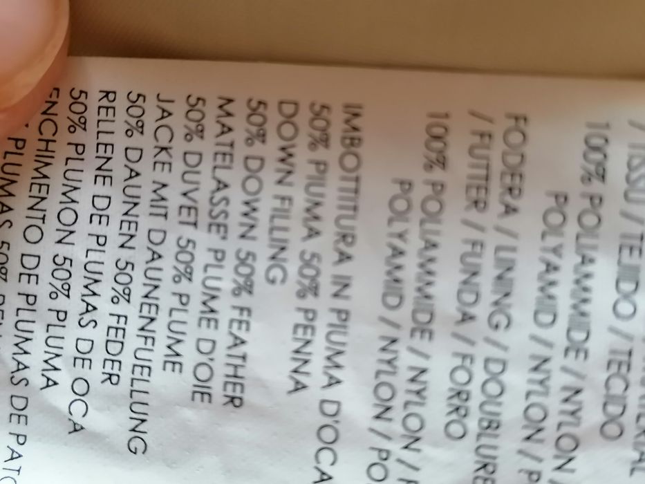 Geaca damă Calvin Klein jeans umplutura de puf și pene