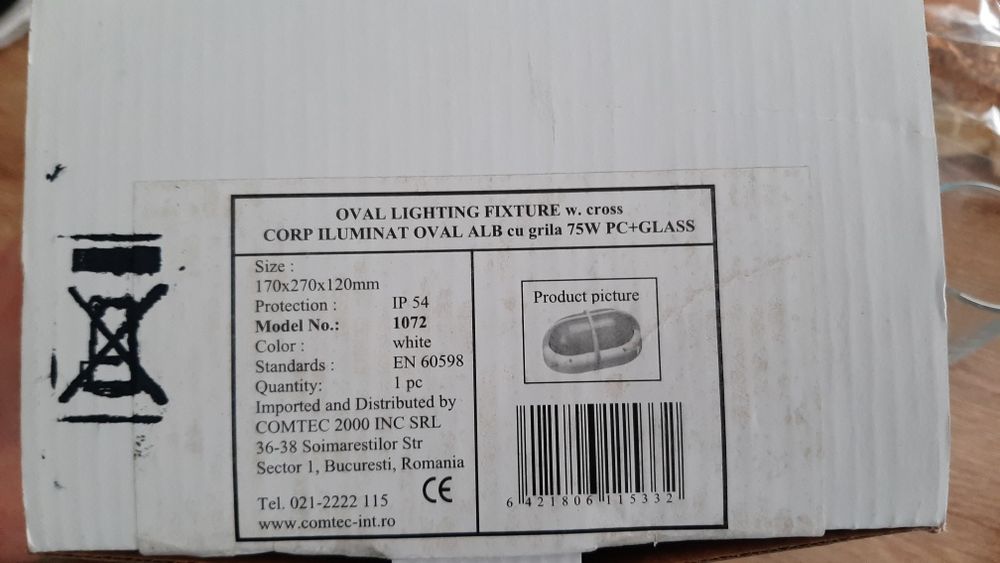 Lampa perete exterior