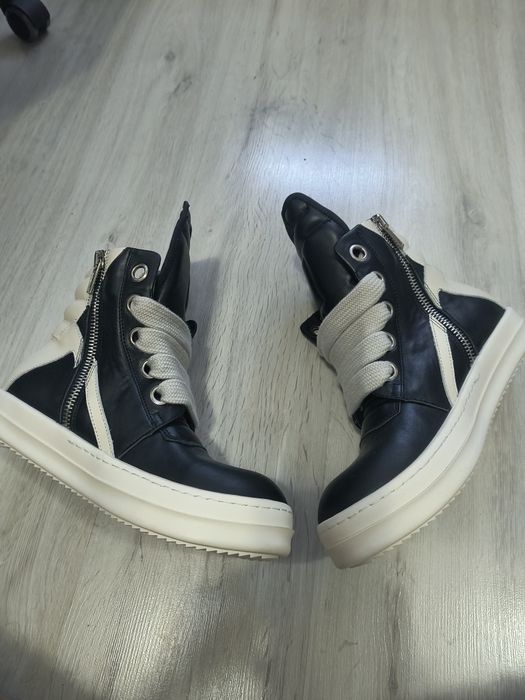Rick Owens Geobaskets jumbo laces 41