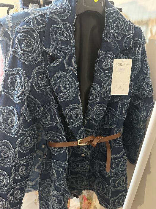 Дънково дамски сако-ново