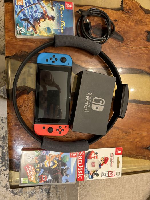 Nintendo switch с ring fit adventure