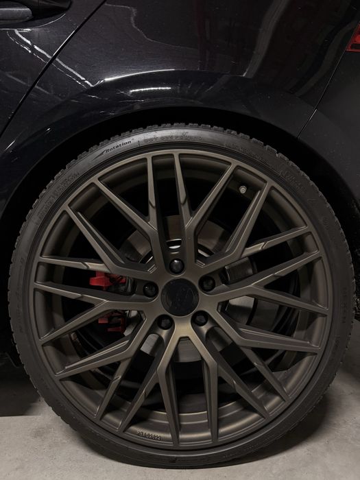 Jante MAM RS4 R19 5x112 ET45 VW Golf Audi Skoda Seat + 5 Anvelope ( 225/35/R19)