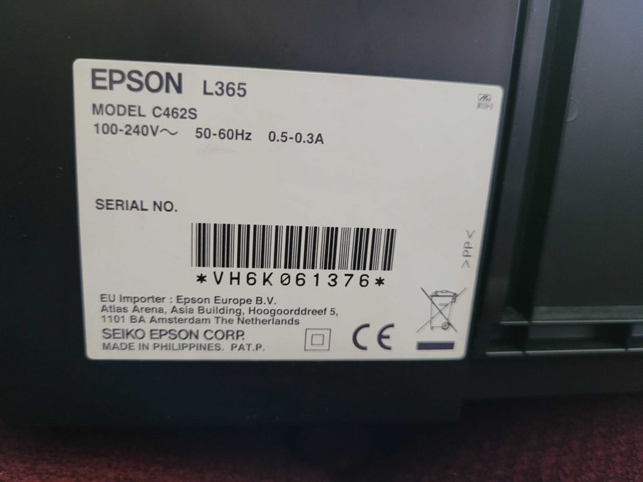 Imprimanta multifunctionala EPSON L365 Wireless A4 inkjet color