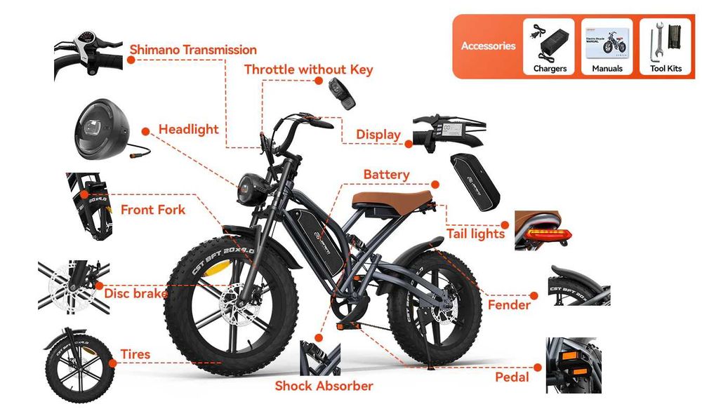 Нов електрически велосипед JANSNO X50