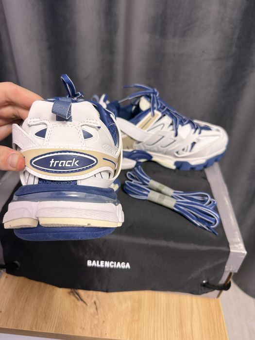 Adidasi Balenciaga Track / White & Blue / Premium / 2026