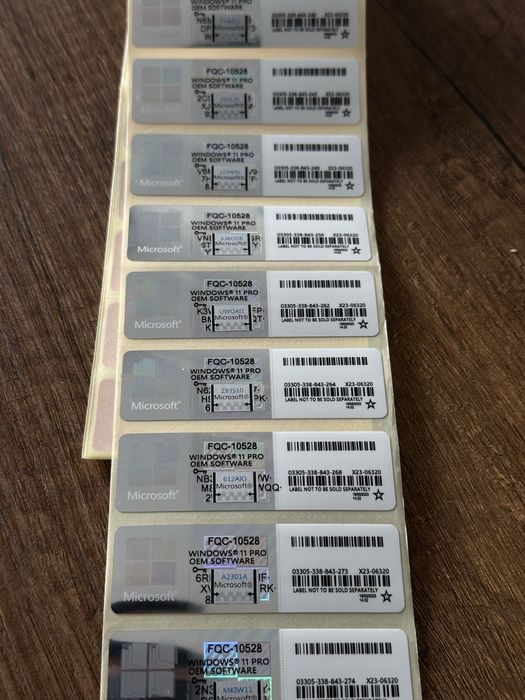 Лицензионный ключ Windows 11pro Стикер / OEM