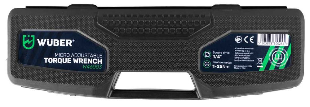 Cheie dinamometrică 1/4 “1-25 nm Wuber