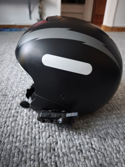 Cască moto modulară Bell broozer arc negru mat/gri XL.