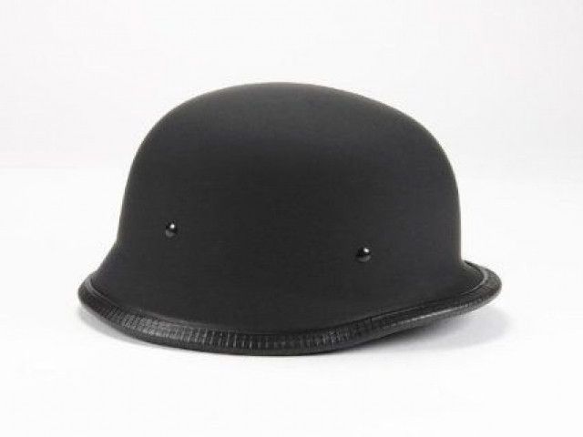 Каска канче за чопър скутер ретро рокер градска каска хитлерка мото