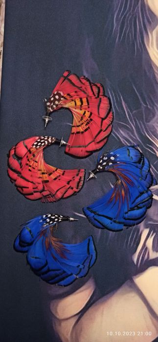 Серьги экзотические