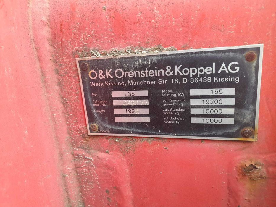 Dezmembrez incarcator frontal vola OK O&K L35 B